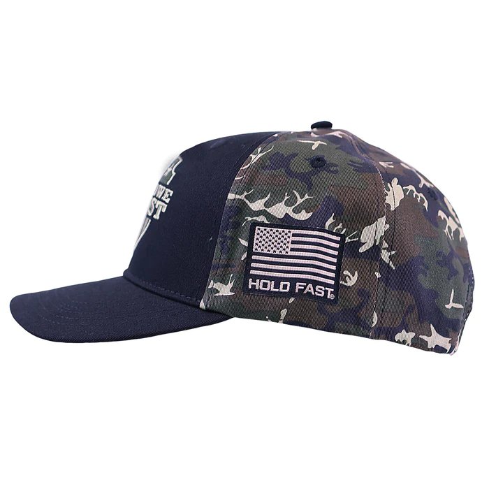 Hold Fast Hat: In God We Trust (Camo) - Symonds Flags