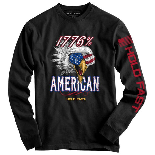 Hold Fast: Long Sleeve T-Shirt 1776 - Symonds Flags