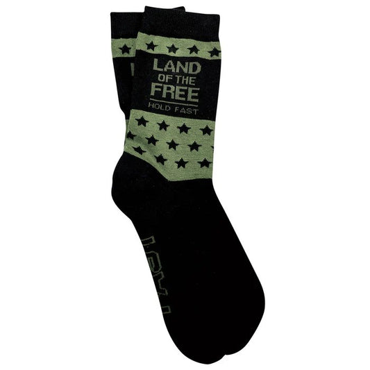 Hold Fast Socks: Land Of The Free - Symonds Flags