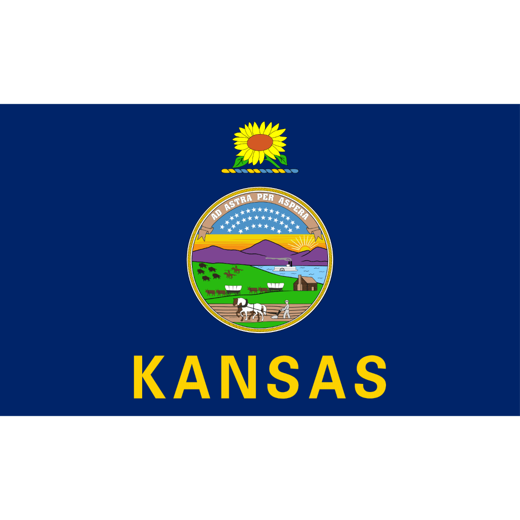 Kansas State Flag: Celebrating the Heart of America's Prairie Spirit 3 ...