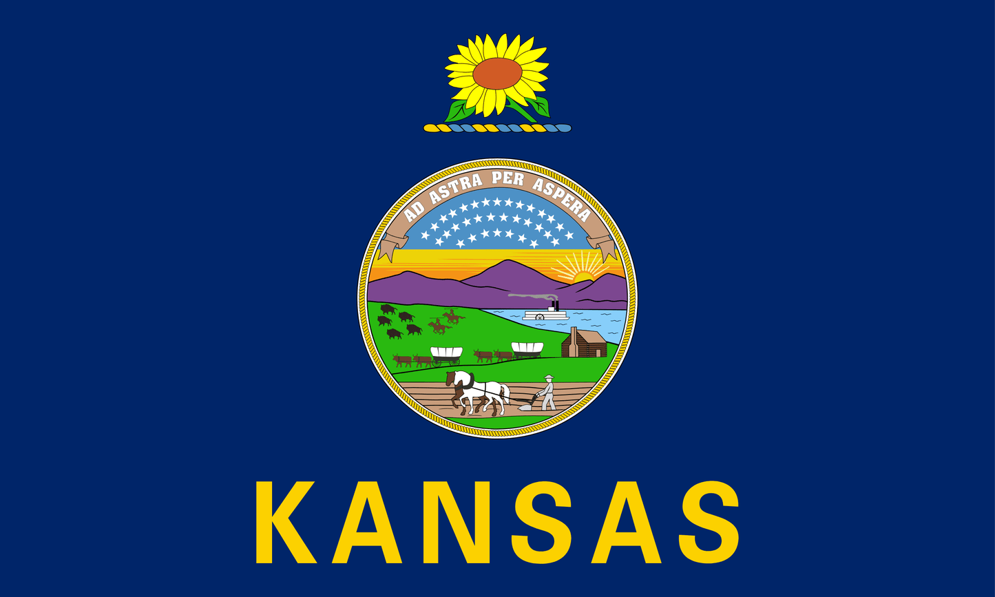 Kansas State Flag - Symonds Flags