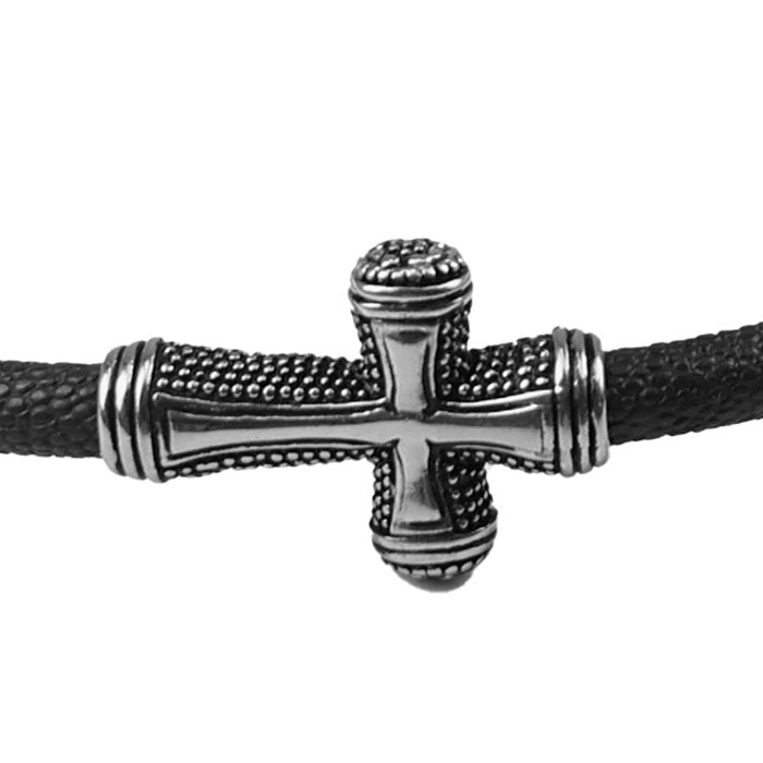Kerusso Bracelet: Textured Cross - Symonds Flags