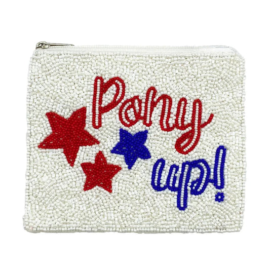 SMU Pony Up Coin Purse