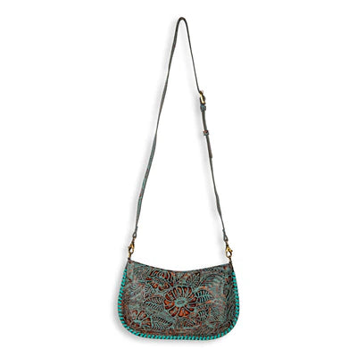 Trail Flower Leather Bag