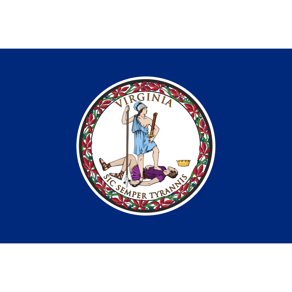 Virginia State Flag: Echoes of Colonial Legacy 3'x5' Flag – Symonds Flags