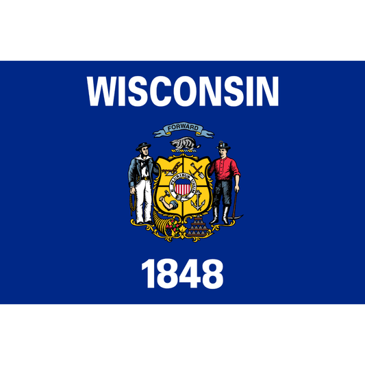 Wisconsin State Flag - Symonds Flags